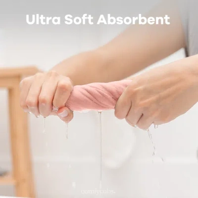 Comfy Cubs Muslin Washcloths In Pink