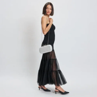 Moda Luxe Victoria Evening Bag In Metallic