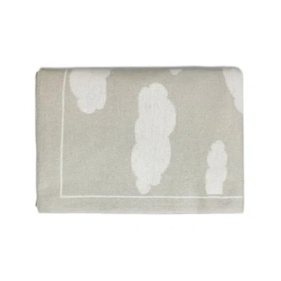 Rian Tricot Cotton Cloud Blanket In Gray
