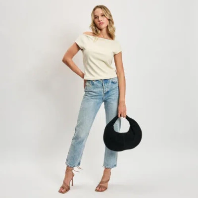 Moda Luxe Farrah Suede Hobo Bag In Black