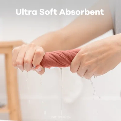 Comfy Cubs Muslin Washcloths In Pink