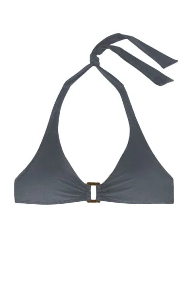 Helen Jon Shell Halter In Gray