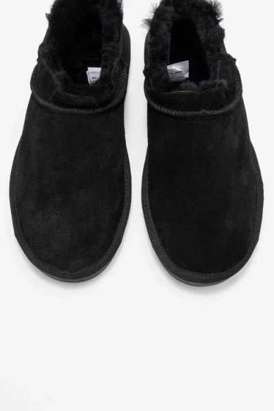 Forever & Always Shoes Yukon Leather Ankle Boot In Black