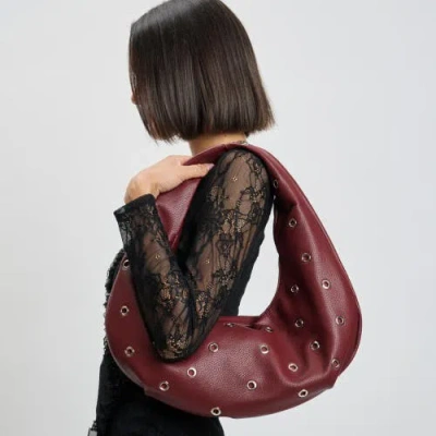 Moda Luxe Riot Shoulder Bag In Burgundy