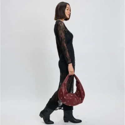Moda Luxe Riot Shoulder Bag In Burgundy