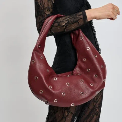 Moda Luxe Riot Shoulder Bag In Burgundy