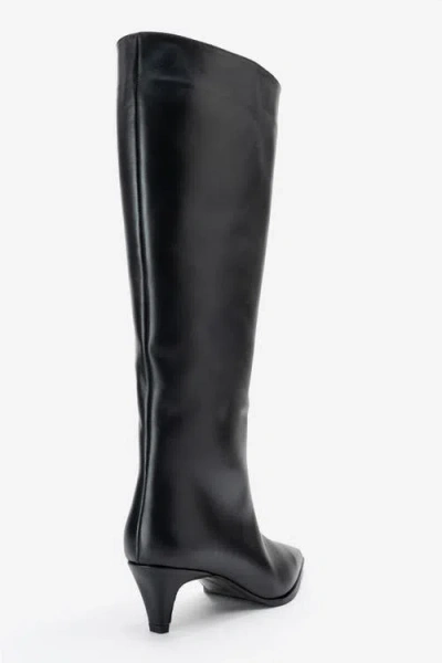 Forever & Always Shoes Siora Leather Knee High Boot In Multi