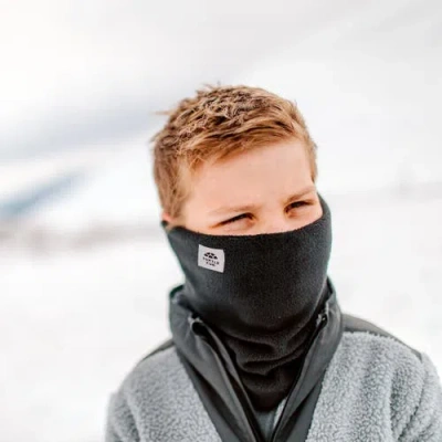 Turtle Fur Youth Double-layer Fleece Neck Warmer In Purple