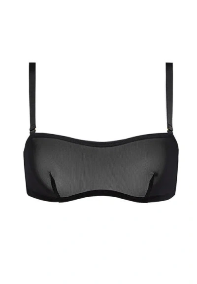 Cuup The Wireless Balconette Mesh In Black