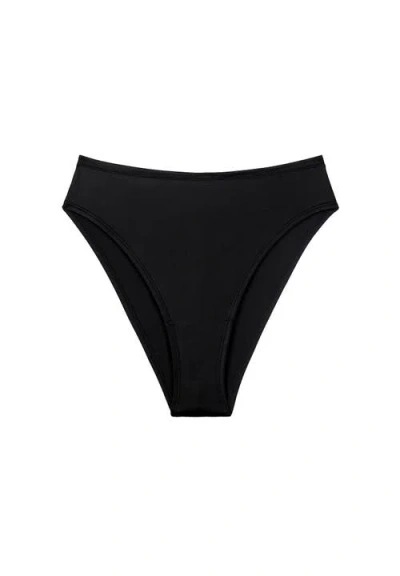 Cuup The High Cut Satin In Black