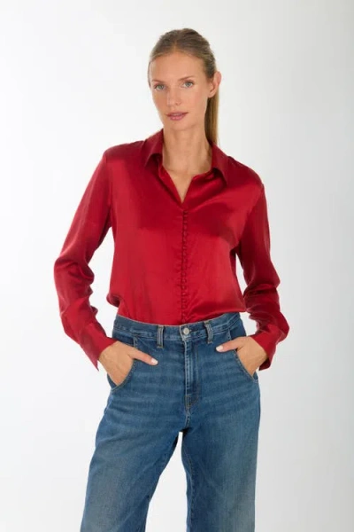 Secret Mission Joanne Blouse In Red