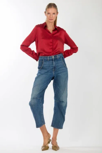 Secret Mission Joanne Blouse In Red