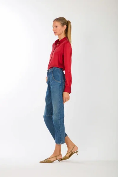 Secret Mission Joanne Blouse In Red