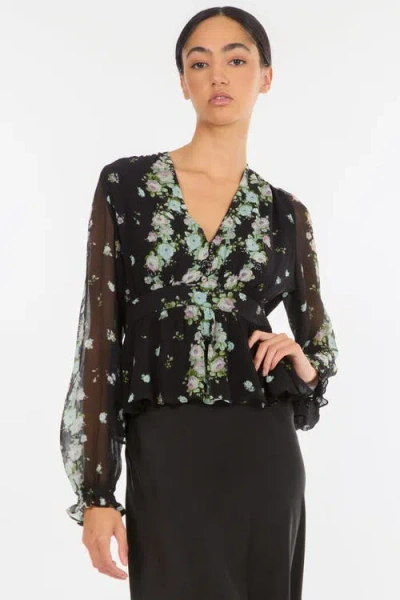 Secret Mission Emerson Blouse In Black