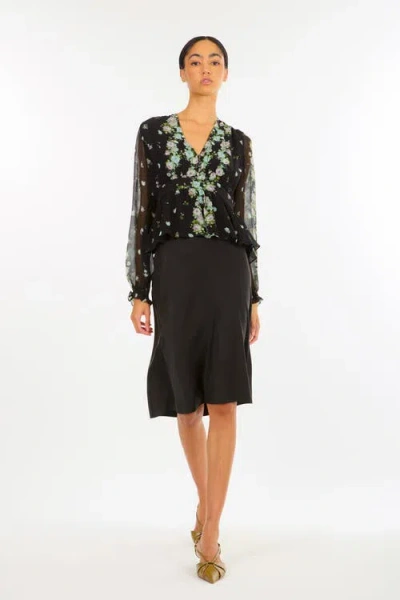Secret Mission Emerson Blouse In Black