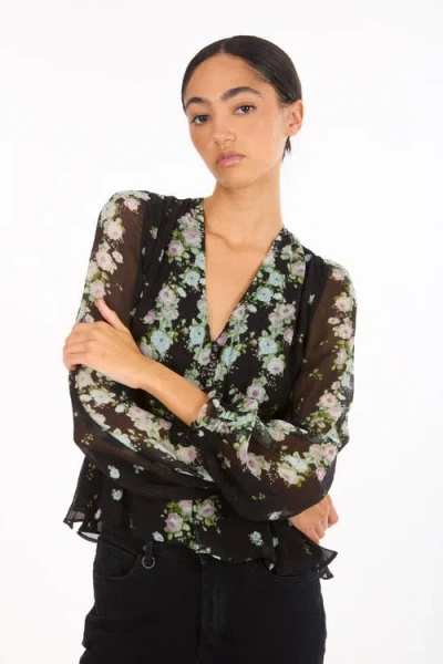 Secret Mission Emerson Blouse In Black