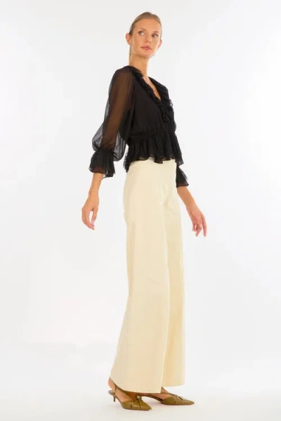 Secret Mission Milana Top In Black