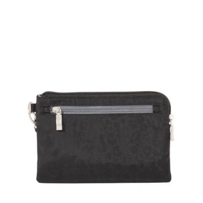 Baggallini Rfid Currency Organizer Wristlet In Black