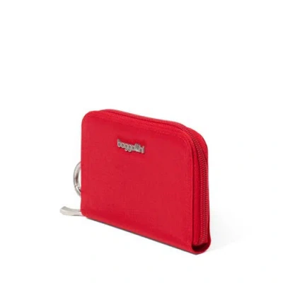 Baggallini Deluxe Card Case In Red