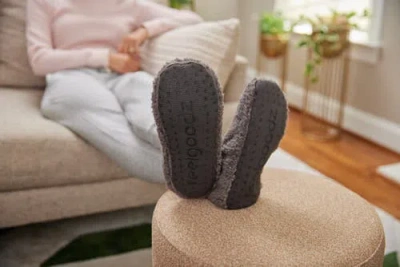 Feelgoodz Aurora Slipper Socks In Brown