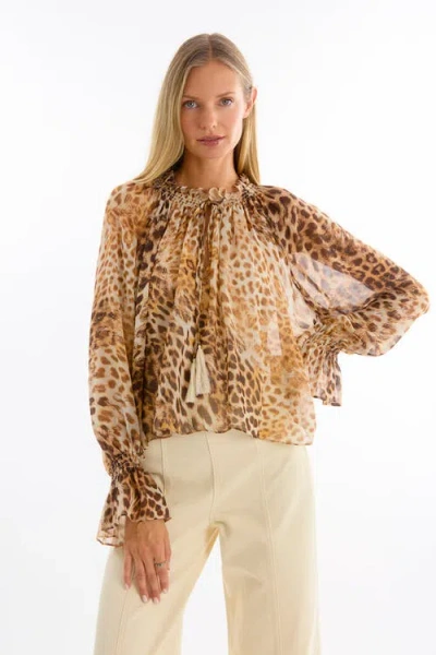 Secret Mission Cambria Blouse In Multi