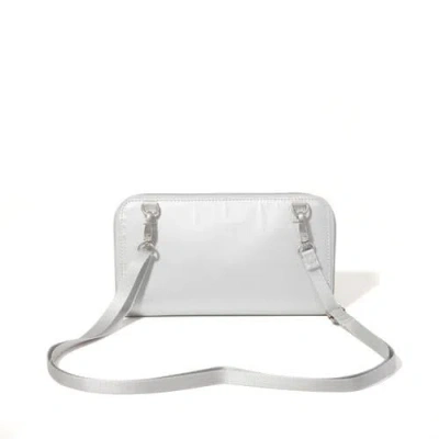 Baggallini Rfid Phone Wallet Crossbody Bag In White