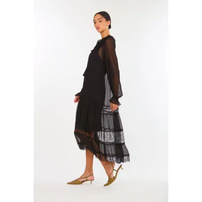 Secret Mission Bree Maxi Dress In Black