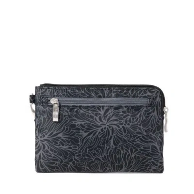 Baggallini Rfid Currency Organizer Wristlet In Black