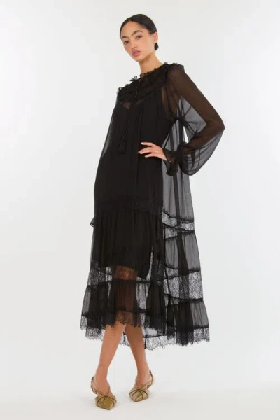 Secret Mission Bree Maxi Dress In Black