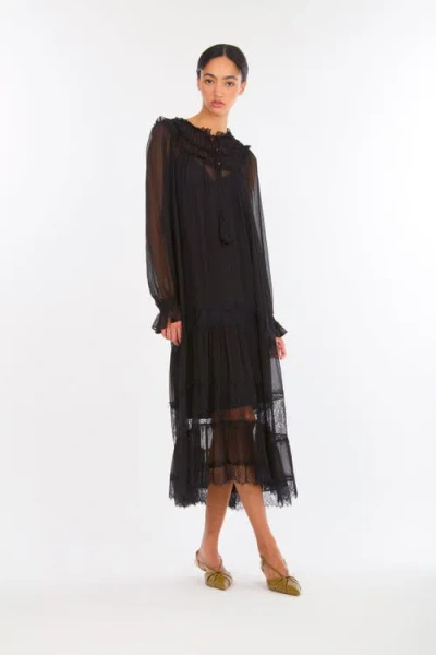 Secret Mission Bree Maxi Dress In Black