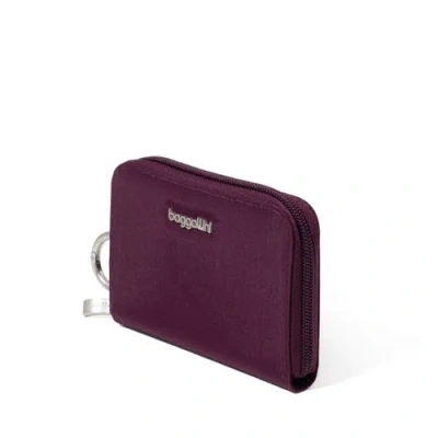 Baggallini Deluxe Card Case In Purple