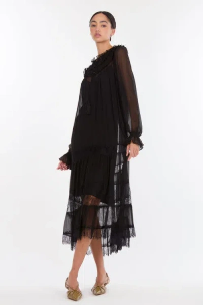 Secret Mission Bree Maxi Dress In Black