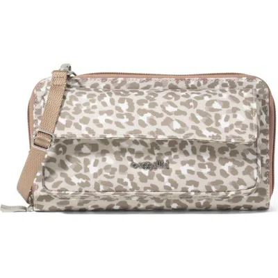 Baggallini Rfid Phone Wallet Crossbody Bag In Neutral