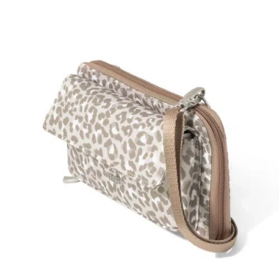 Baggallini Rfid Phone Wallet Crossbody Bag In Neutral