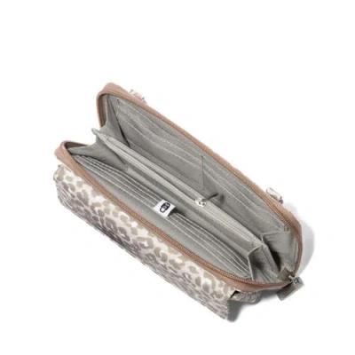 Baggallini Rfid Phone Wallet Crossbody Bag In Neutral