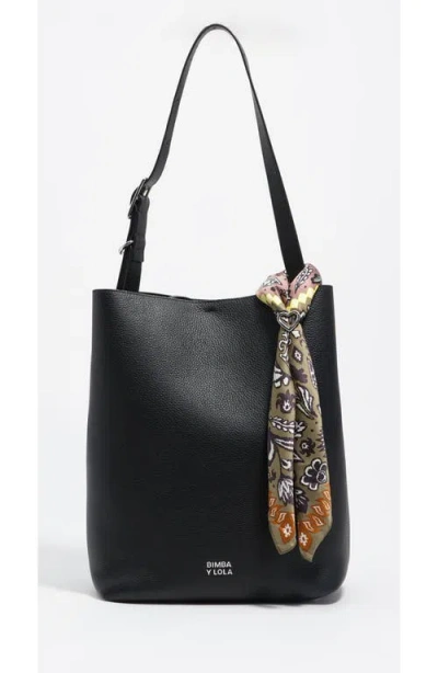 Bimba Y Lola Scarf Bag Charm In Multi