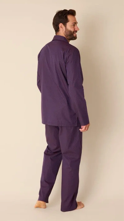 The Cat's Pajamas Luxe Pima Pajama In Purple