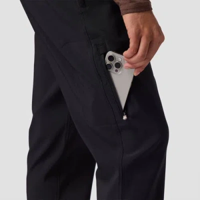 Backcountry Destination Softshell Fleece Pant In Black