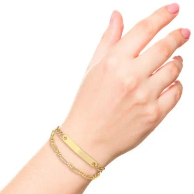 Jessica Simpson Gold-tone Layered Bracelet Set In Gold