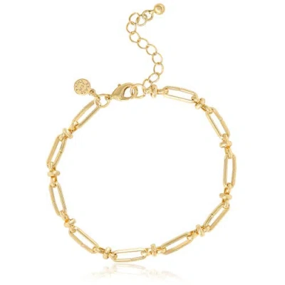 Jessica Simpson Gold-tone Layered Bracelet Set In Gold