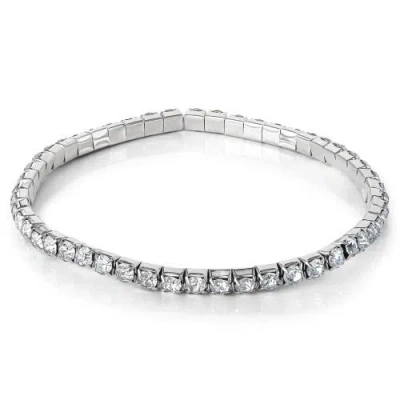 Jessica Simpson Crystal Stretch Bracelet, 5 Piece Set In Gold