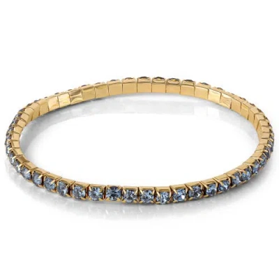Jessica Simpson Crystal Stretch Bracelet, 5 Piece Set In Gold