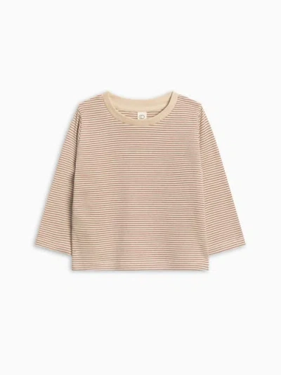 Colored Organics Organic Cotton Turk Long Sleeve Crew In Neutral