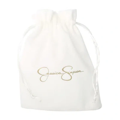 Jessica Simpson Pink Stone Statement Drop Earrings In Multi