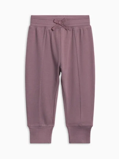 Colored Organics Organic Cotton Ailsa Seamed Joggers In Pink