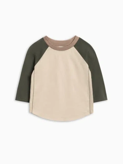 Colored Organics Organic Cotton Louie Baseball Tee In Neutral