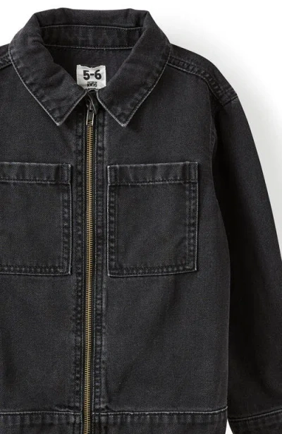 Cotton On Kids Kid's Darren Denim Jacket In Black
