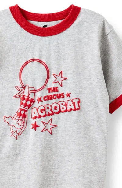 Cotton On Kids Kid's Poppy Oversize Graphic Print Tee In Gray