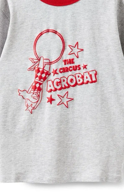 Cotton On Kids Kid's Poppy Oversize Graphic Print Tee In Gray