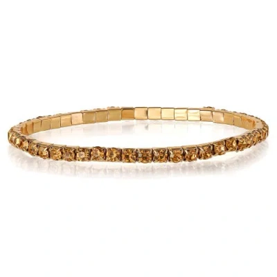 Jessica Simpson 5-piece Rhinestone Bracelet Set In Multi